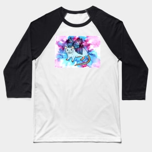 Inky Ratterfly Rat Baseball T-Shirt